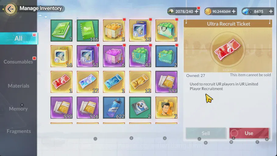HAIKYU!! FLY HIGH Accounts SEA Lv60| 6SP |8,4k DM+61Ticket Memo|ShoyoR1, Kenm image 8