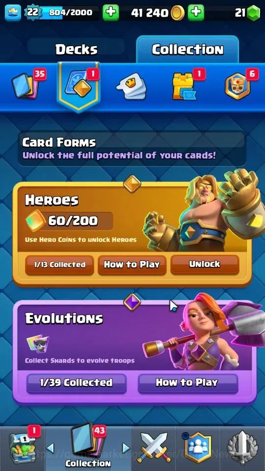 Clash Royale Accounts Lv 22|Trophy 4212|KTL 9|Limited Skin|Card 72|1 Her image 11