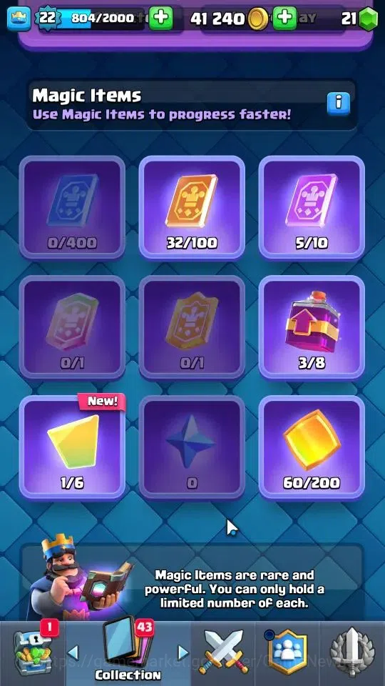Clash Royale Accounts Lv 22|Trophy 4212|KTL 9|Limited Skin|Card 72|1 Her image 12