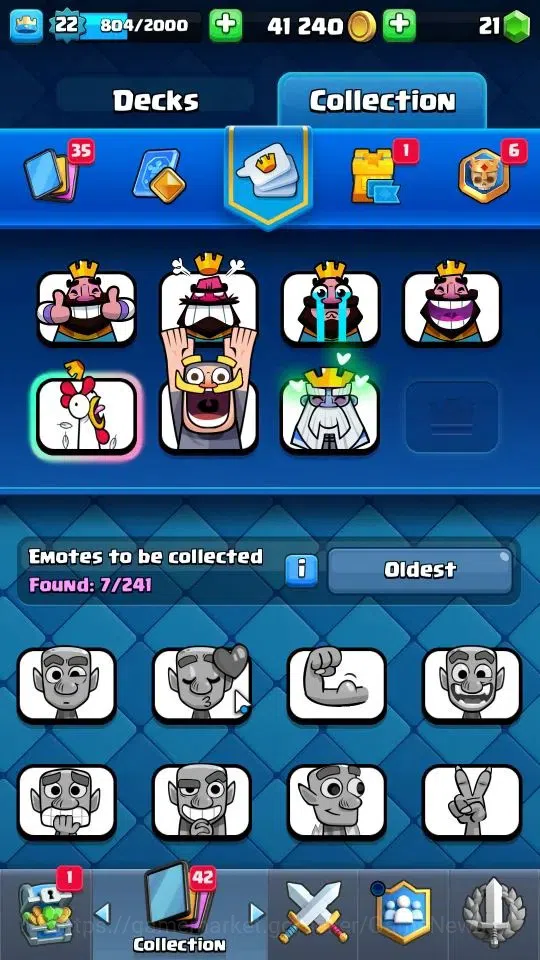 Clash Royale Accounts Lv 22|Trophy 4212|KTL 9|Limited Skin|Card 72|1 Her image 14