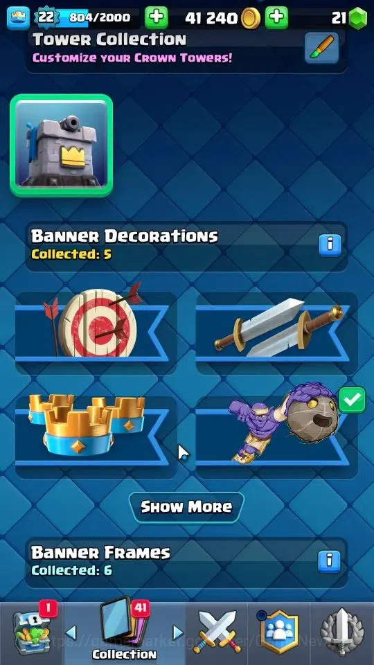 Clash Royale Accounts Lv 22|Trophy 4212|KTL 9|Limited Skin|Card 72|1 Her image 15