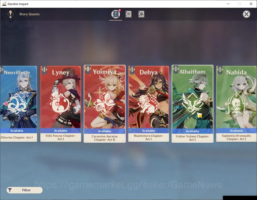 Genshin Impact Accounts ASIA|AR 56|7 Limited +4 (*5Weapon)|Nicole,Neuvilet image 17