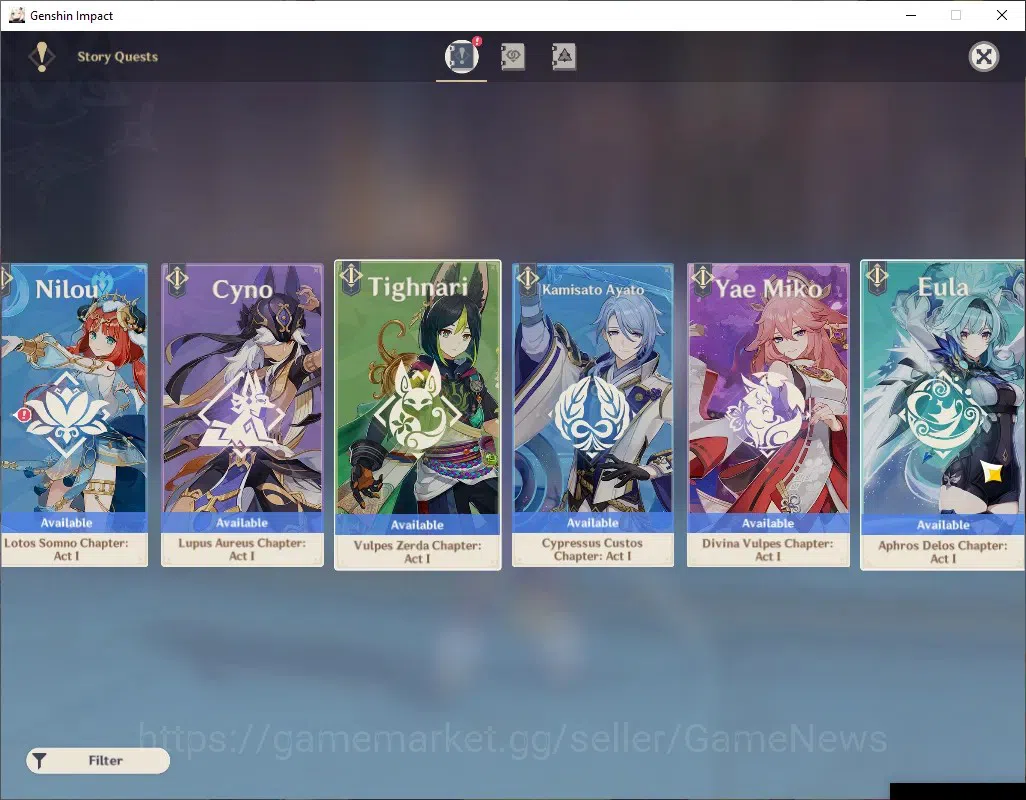 Genshin Impact Accounts ASIA|AR 56|7 Limited +4 (*5Weapon)|Nicole,Neuvilet image 18