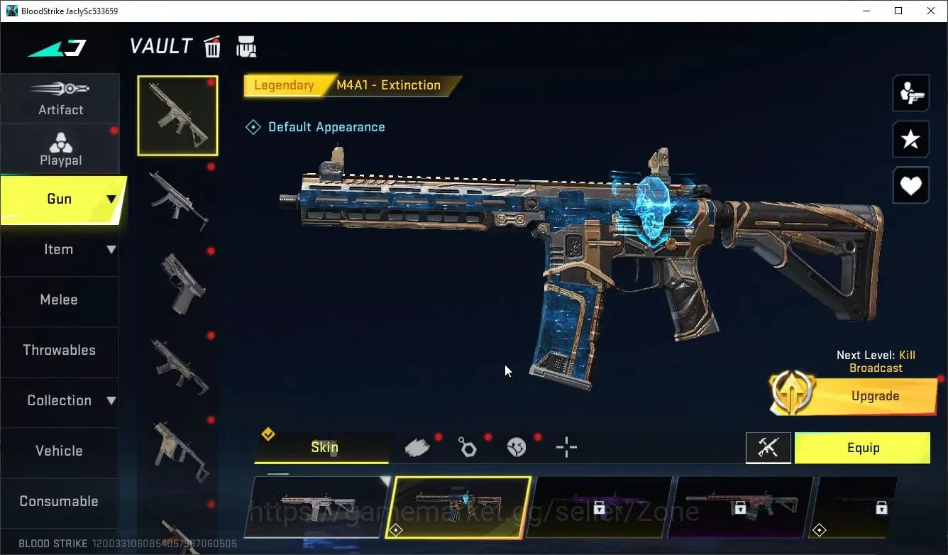 Blood Strike Accounts ASIA|1 ETERNAL: QBZ95|3 LEGENDARY GUNS|2 ULTRA LOO image 1