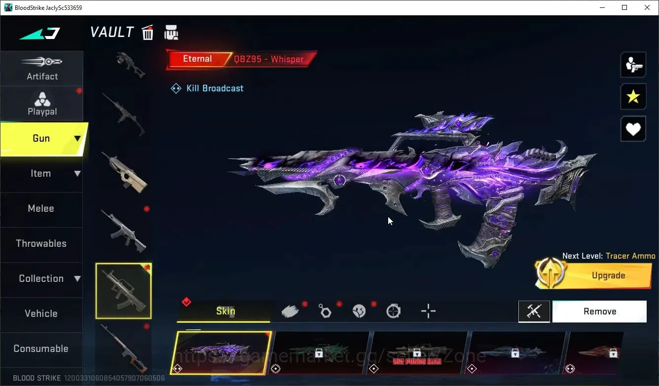 Blood Strike Accounts ASIA|1 ETERNAL: QBZ95|3 LEGENDARY GUNS|2 ULTRA LOO image 3