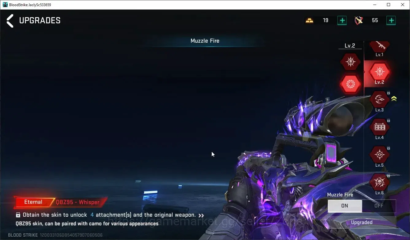 Blood Strike Accounts ASIA|1 ETERNAL: QBZ95|3 LEGENDARY GUNS|2 ULTRA LOO image 4