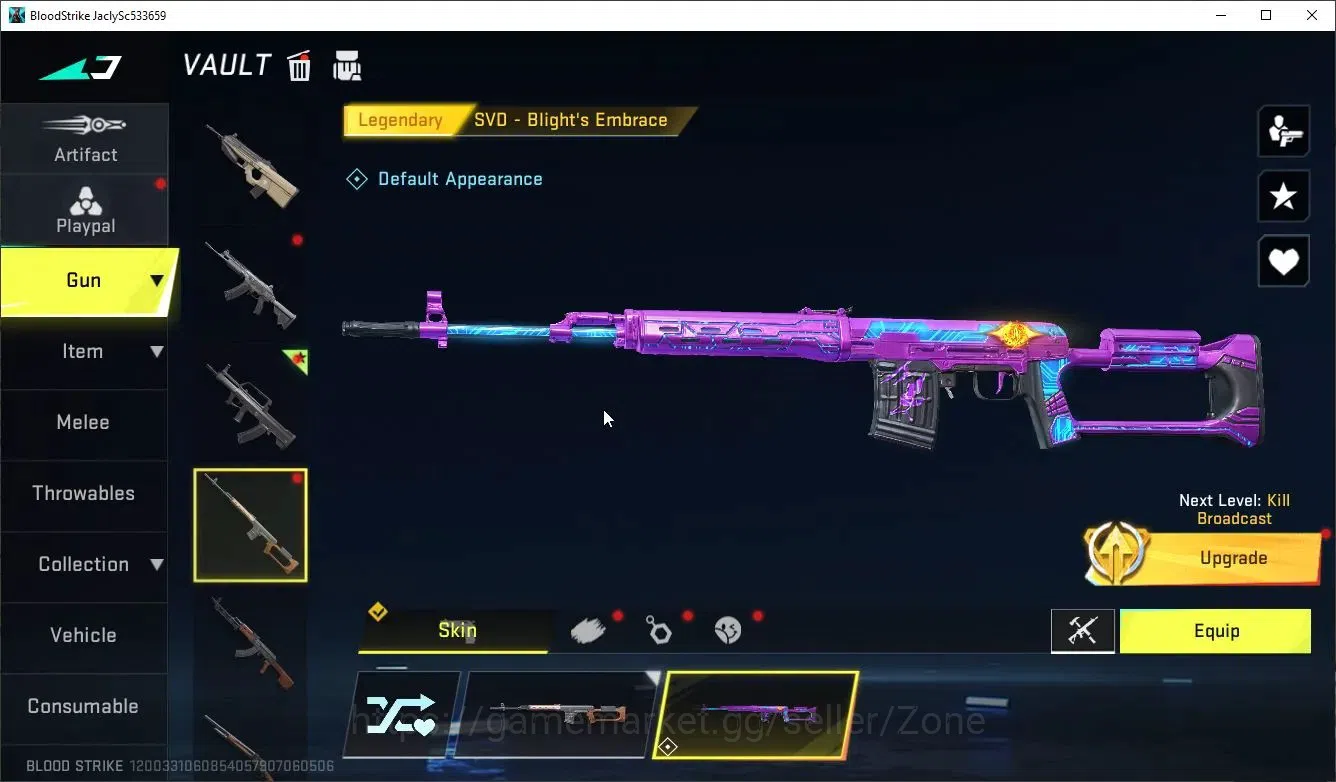 Blood Strike Accounts ASIA|1 ETERNAL: QBZ95|3 LEGENDARY GUNS|2 ULTRA LOO image 5