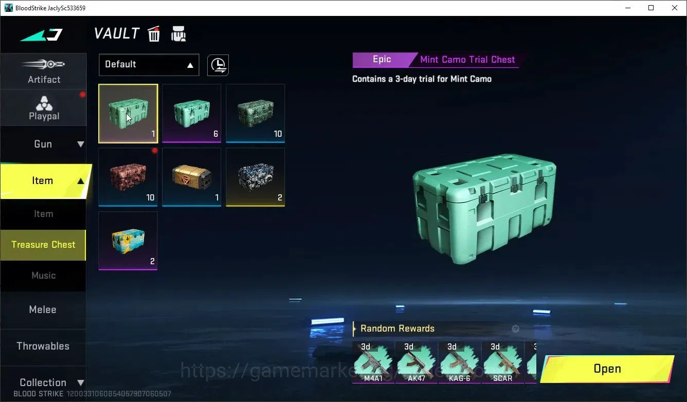 Blood Strike Accounts ASIA|1 ETERNAL: QBZ95|3 LEGENDARY GUNS|2 ULTRA LOO image 7