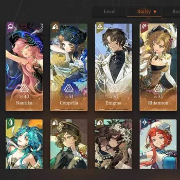 Reverse: 1999 Accounts Midgame Global|Lv 60|9,8K ClearDrop,49 Unilog|23 SSR 4 Limited|(The Twins P4,Rhiannon,Nautika,Jiu