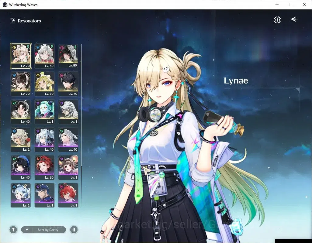 Wuthering Waves Accounts SEA |UL 54|5 Limited|(Carlotta, Chisa RC 1) + Sign image 2