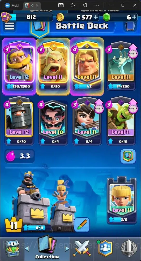 Clash Royale Accounts Mobile | KTL 11 | Trophy 6169 | 93 Card | 1 Hero | image 11