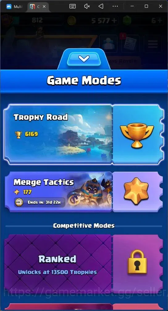 Clash Royale Accounts Mobile | KTL 11 | Trophy 6169 | 93 Card | 1 Hero | image 15