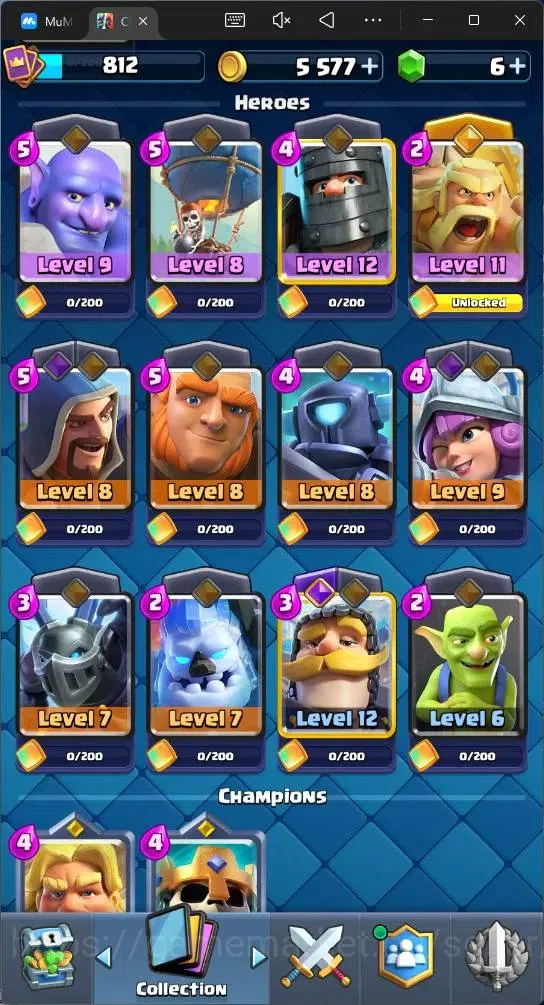 Clash Royale Accounts Mobile | KTL 11 | Trophy 6169 | 93 Card | 1 Hero | image 8