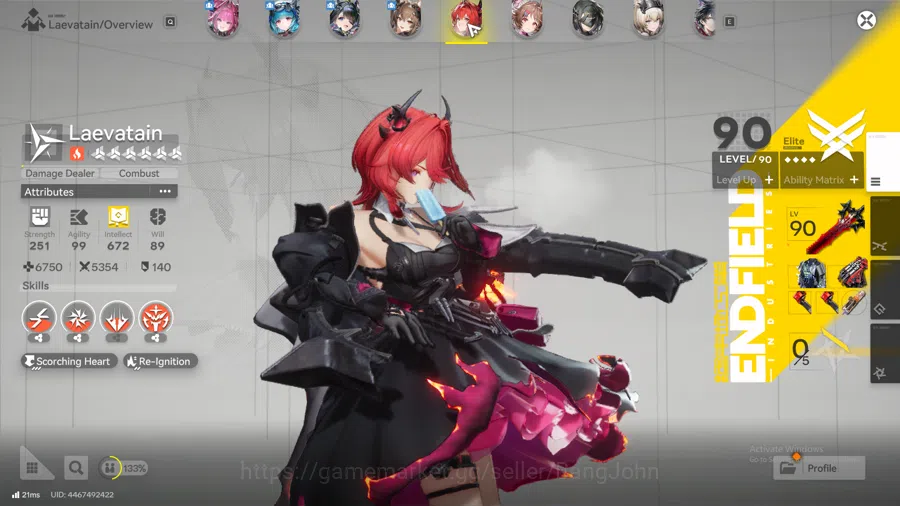 Arknights: Endfield Accounts ASIA | 4Limit+2Sign | Laevatain Sign,Yvonne P1 Sig image 3