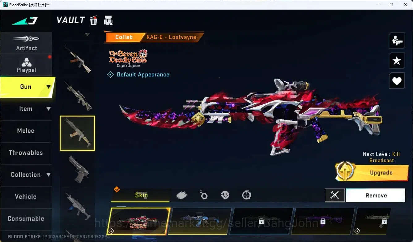 Blood Strike Accounts ASIA|ETERNAL:Desert Eagle-Scorpius|3 7DS Guns|1 EV image 2