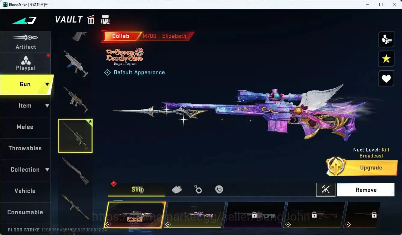 Blood Strike Accounts ASIA|ETERNAL:Desert Eagle-Scorpius|3 7DS Guns|1 EV image 4