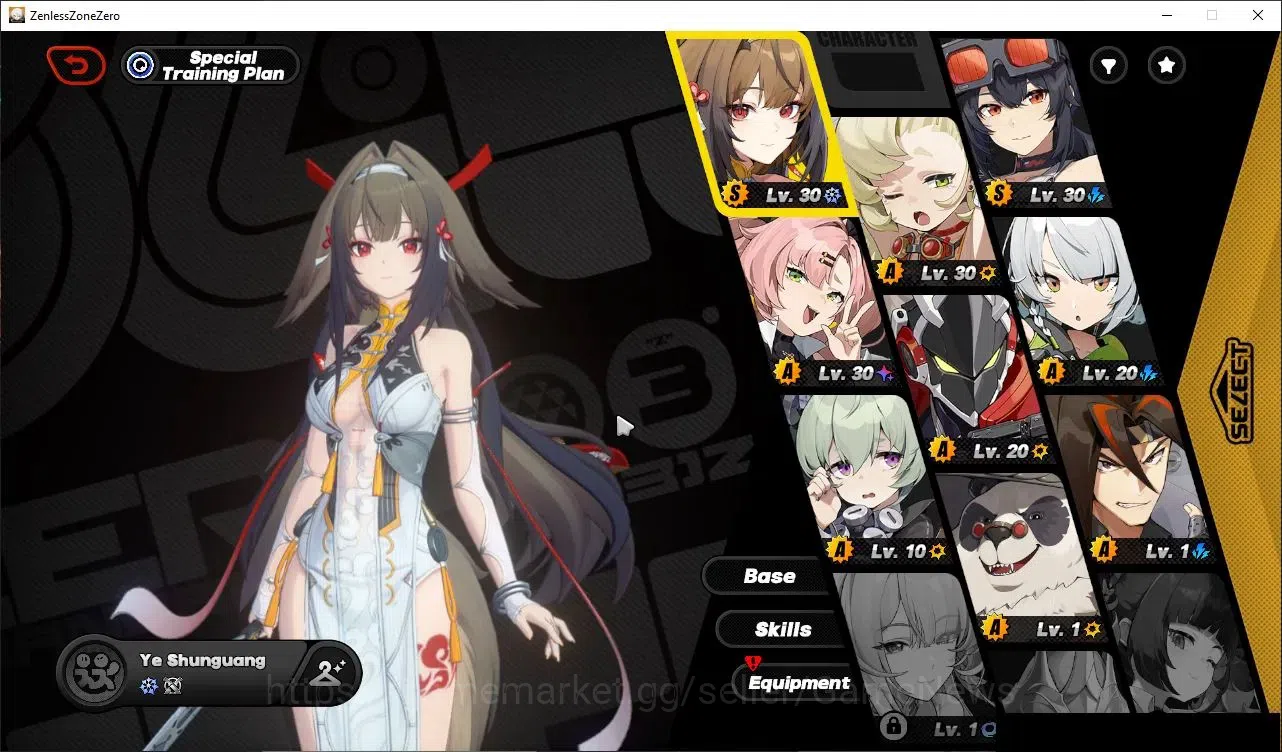 Zenless Zone Zero Accounts Starter ASIA|IK 30|1 Limited [Ye Shunguang] +1Standard (Grace)|1S Bangboo|MC Belle|Take 5