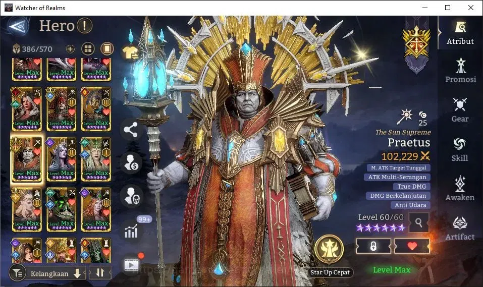 Watcher of Realms Accounts GLOBAL 60x|16M Power|15 Lord[LadyAlexA2,OrenA1,Pra image 10
