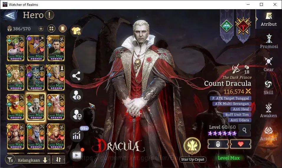 Watcher of Realms Accounts GLOBAL 60x|16M Power|15 Lord[LadyAlexA2,OrenA1,Pra image 11