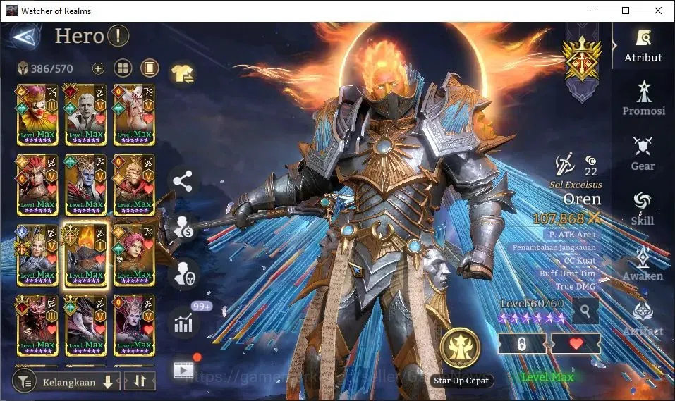 Watcher of Realms Accounts GLOBAL 60x|16M Power|15 Lord[LadyAlexA2,OrenA1,Pra image 12
