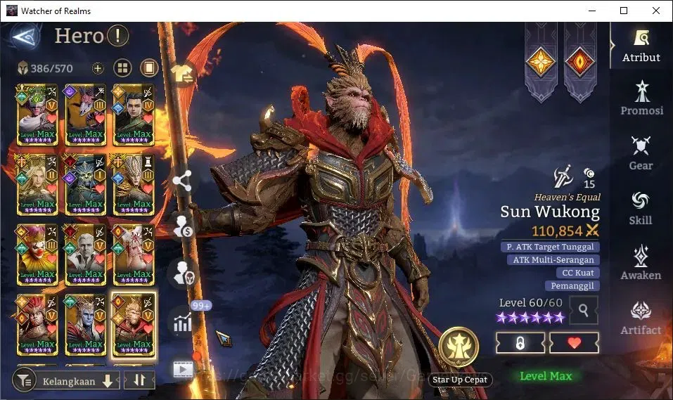 Watcher of Realms Accounts GLOBAL 60x|16M Power|15 Lord[LadyAlexA2,OrenA1,Pra image 17
