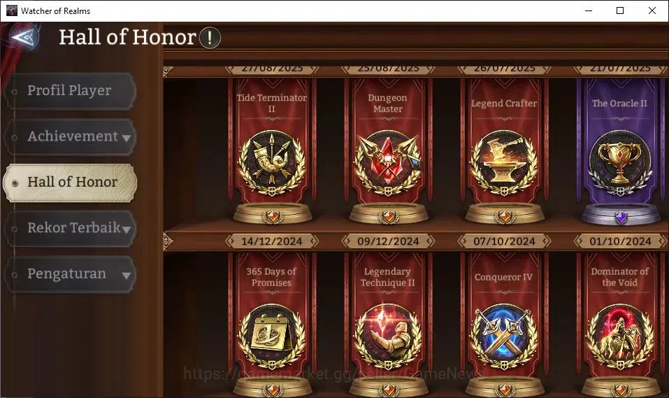 Watcher of Realms Accounts GLOBAL 60x|16M Power|15 Lord[LadyAlexA2,OrenA1,Pra image 5