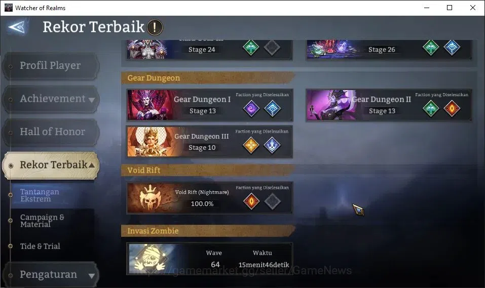 Watcher of Realms Accounts GLOBAL 60x|16M Power|15 Lord[LadyAlexA2,OrenA1,Pra image 8