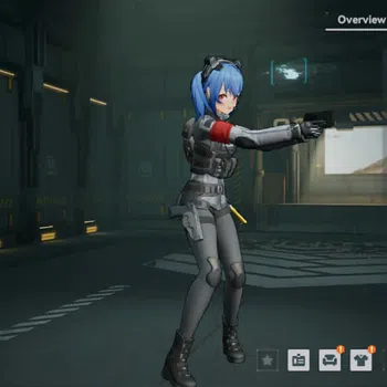 Girls' Frontline 2: Exilium Accounts DARKWINTER mid game | Klukai V6 + Sign + etc | Paid Skin Selector Available | Gender Mc