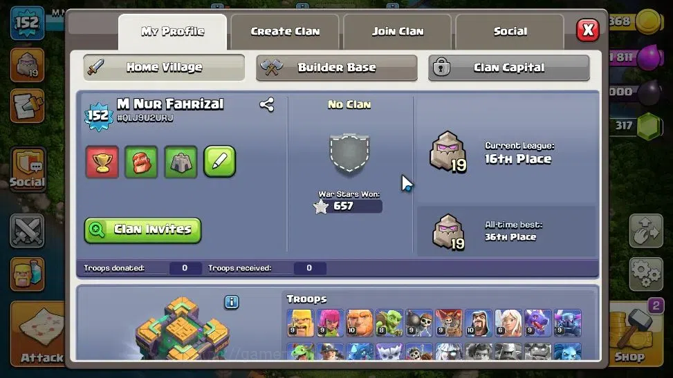 Clash of Clans Accounts LV 152|TH 14-BH 8|HH 8|Limited Skin|BK 75,AQ 75,GW image 3