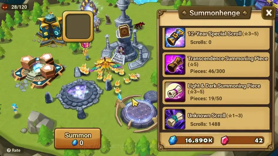 Summoners War: Sky Arena Accounts Starter GLOBAL|Lv 25|Fresh Starter|46 TSP + 19 LDSP + 1488 US + 8 MS |1 11