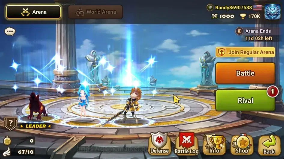 Summoners War: Sky Arena Accounts Starter GLOBAL|Lv 25|Fresh Starter|46 TSP + 19 LDSP + 1488 US + 8 MS |1 9