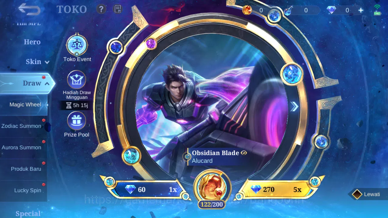 Mobile Legends: Bang Bang Accounts Hero 132 Skin 250 | Stunt Chou | Zodiac Selena | L image 16