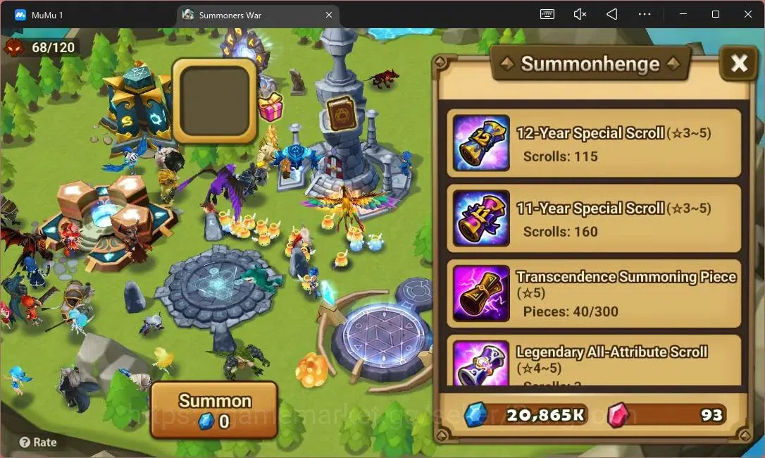 Summoners War: Sky Arena Accounts GLOBAL | NB 5 TESHAR,Starter Gacha 115 12Y+160 11Y image 3