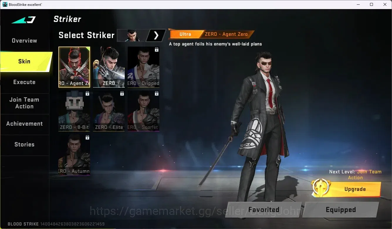 Blood Strike Accounts EU-MENA|Ultra Melee Lightblade - Dark Force|Ultra  image 5