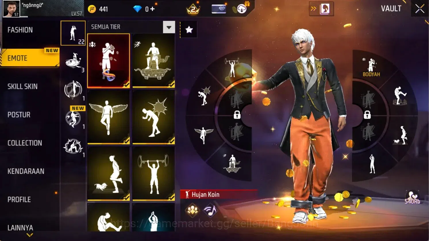 Free Fire Accounts Indonesia | Vault 149 | 2 Evo weapon skins Lv.2, 1 image 11