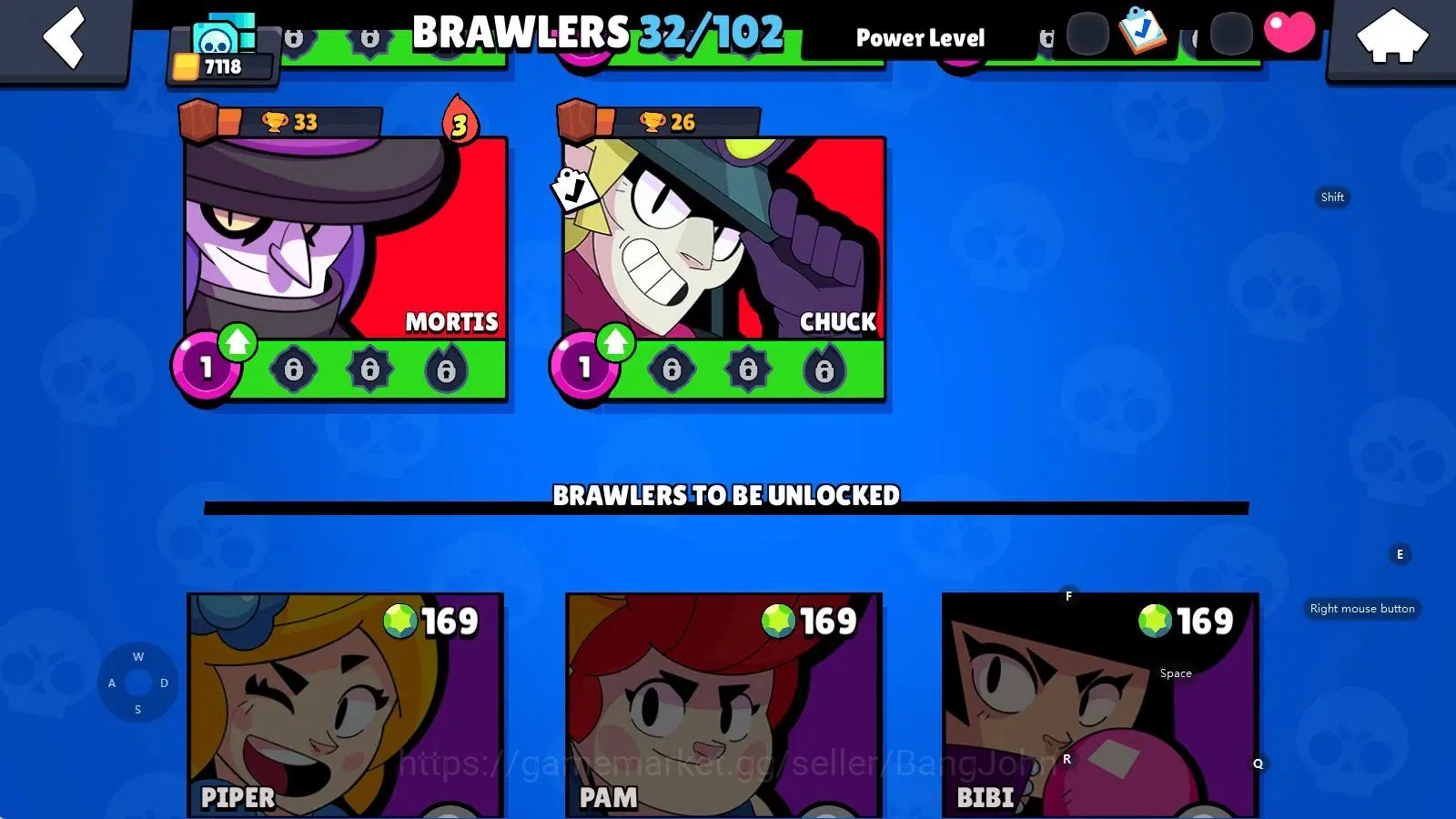 Brawl Stars Accounts Android | 7118 Thropy|32 Brawler-3 Max Lv(Shelly,S image 10