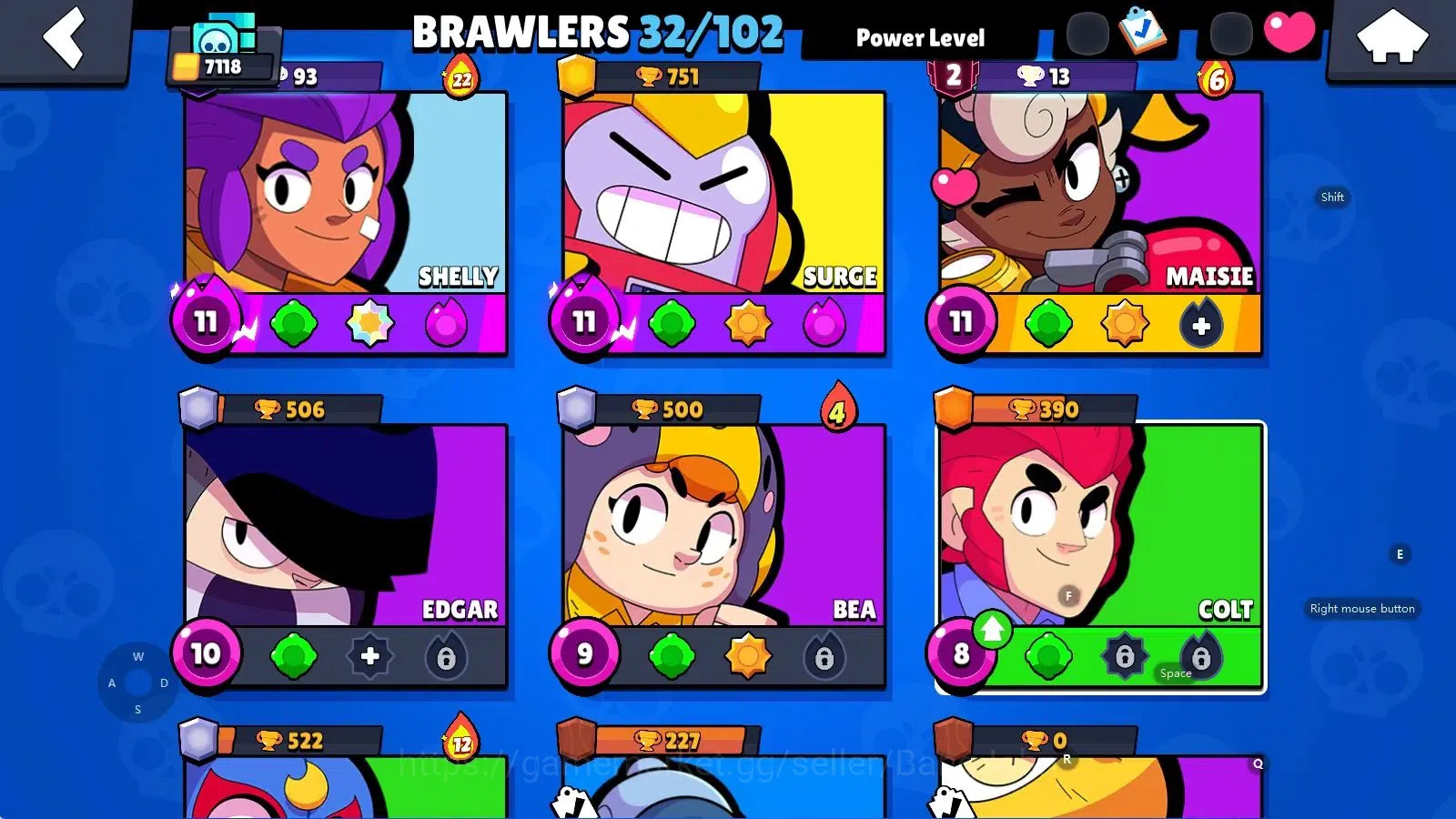 Brawl Stars Accounts Android | 7118 Thropy|32 Brawler-3 Max Lv(Shelly,S image 5