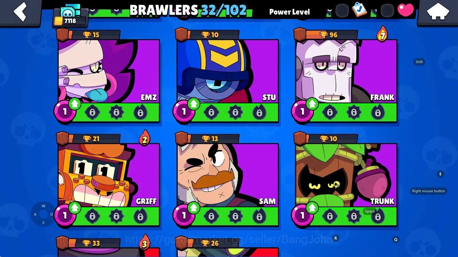 Brawl Stars Accounts Android | 7118 Thropy|32 Brawler-3 Max Lv(Shelly,S image 9
