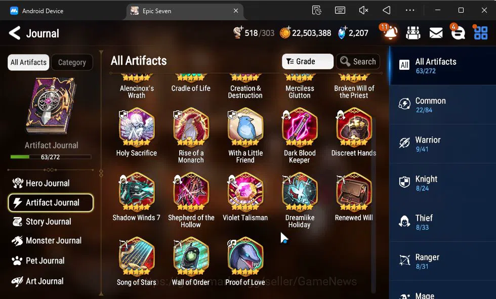 Epic Seven Accounts GLOBAL Unverif|NewEra|13 ML(Rhianna and Luciella,L image 10