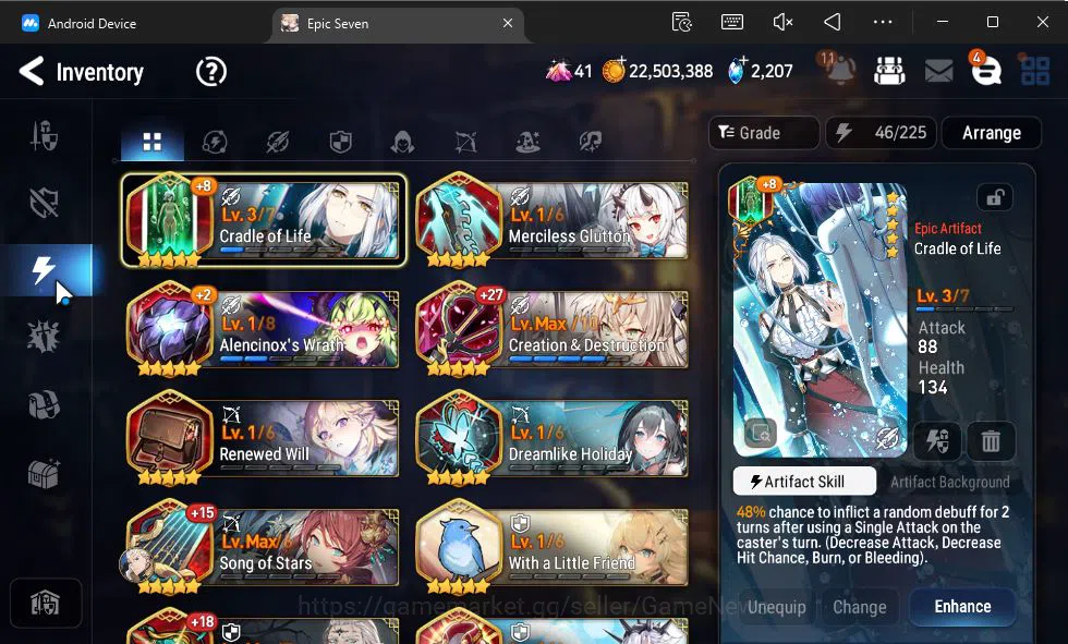 Epic Seven Accounts GLOBAL Unverif|NewEra|13 ML(Rhianna and Luciella,L image 13