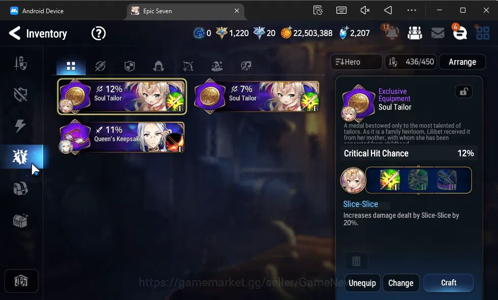 Epic Seven Accounts GLOBAL Unverif|NewEra|13 ML(Rhianna and Luciella,L image 14