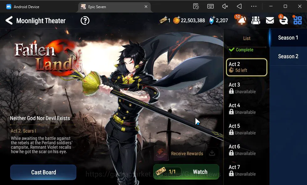 Epic Seven Accounts GLOBAL Unverif|NewEra|13 ML(Rhianna and Luciella,L image 20