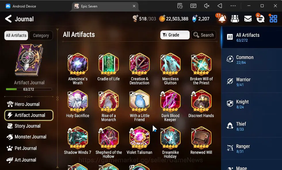 Epic Seven Accounts GLOBAL Unverif|NewEra|13 ML(Rhianna and Luciella,L image 9