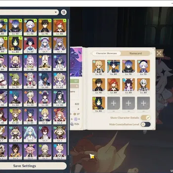 Genshin Impact Accounts Others Asia|AR 57|6 Limited 4(*5 Weapon)|(Mavuika & Arlecchino)+Sign,Columbina C1,Wanderer