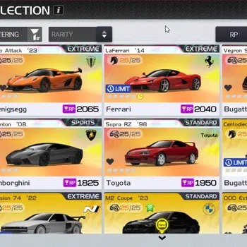 Racing Master Accounts SEA|Lvl 25| 4 PL (Jesko Attack,Veyron SS,Reventon,Supra RZ) +46 Etc Cars +2 Outfits|192K Gold|Log