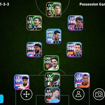 eFootball Accounts Legends & Iconic Players Mobile|PW 3116|Lilian Thuram Epic,Danlele Massaro Epic,Alexander Sørloth