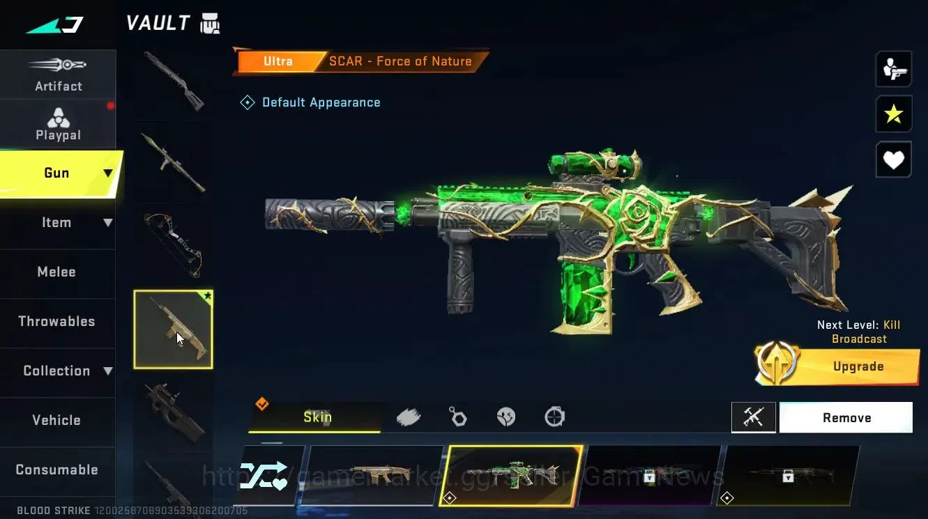 Blood Strike Accounts ASIA|ULTRA [SCAR-Force of Nature]|Legendary [Origi image 5