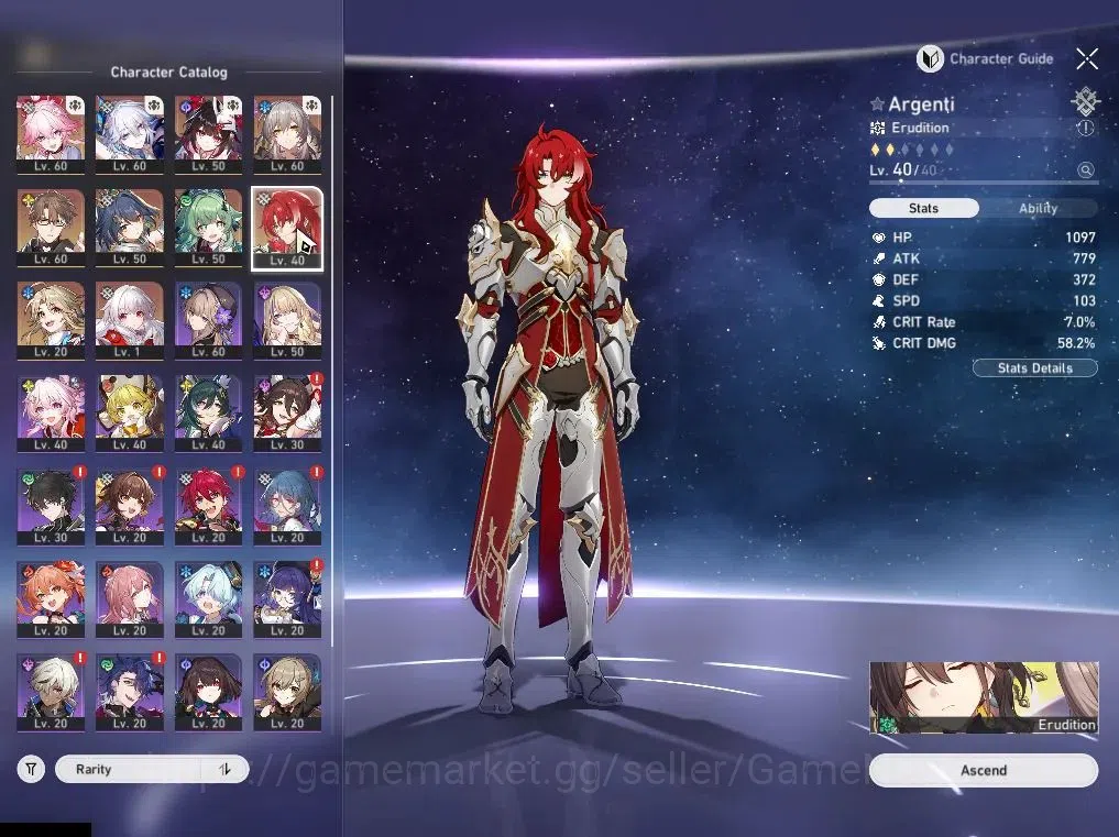 Honkai Star Rail Accounts Asia|TL 44|6 Limited|Evanescia,Yao Guang,Sparkle,H image 4