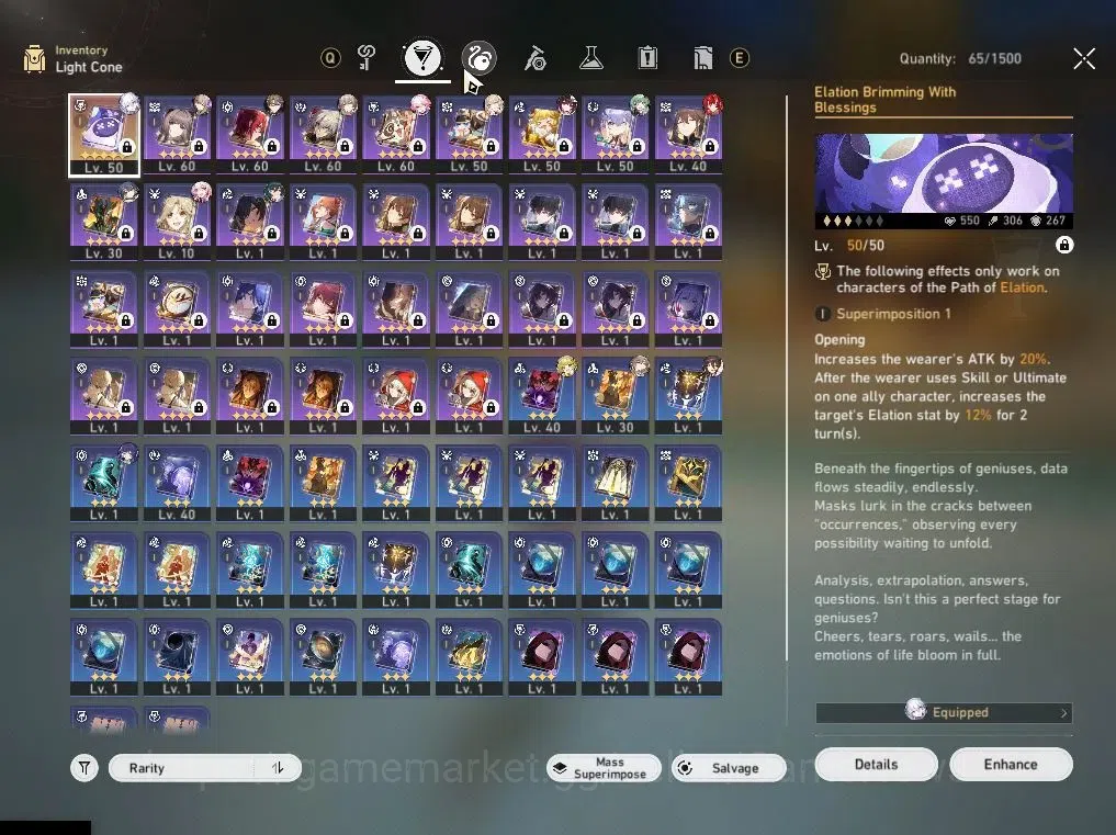 Honkai Star Rail Accounts Asia|TL 44|6 Limited|Evanescia,Yao Guang,Sparkle,H image 5