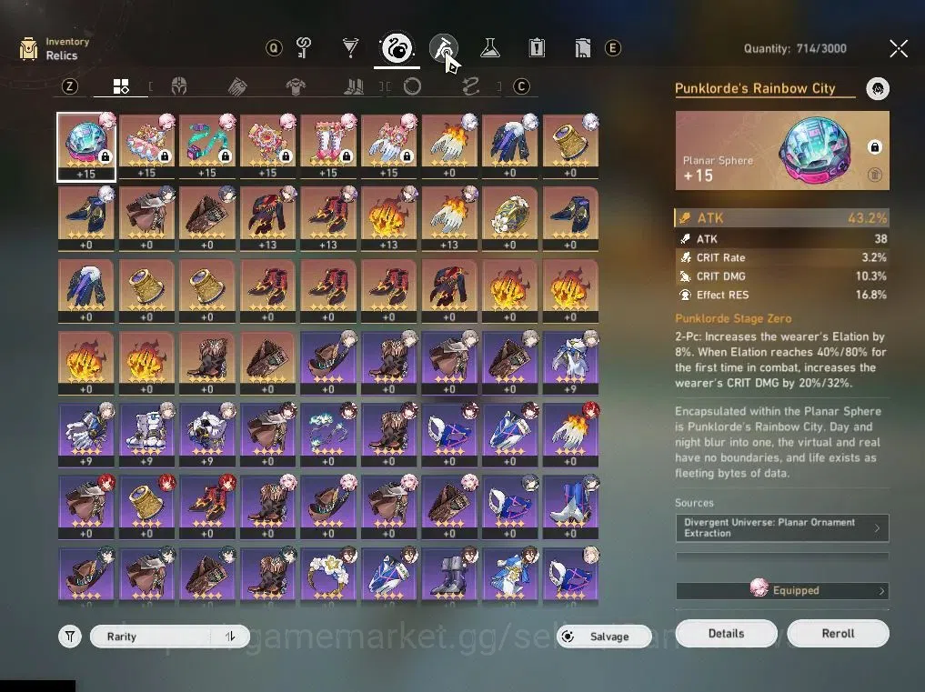 Honkai Star Rail Accounts Asia|TL 44|6 Limited|Evanescia,Yao Guang,Sparkle,H image 7